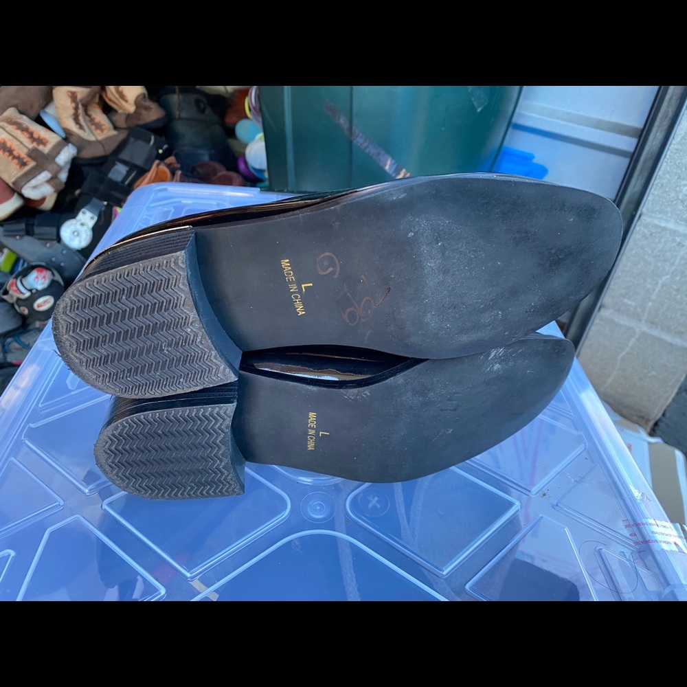 Rosa Rosa Black Shinnies Slip On Wedge Shoes S 9.5 - Picture 11 of 11
